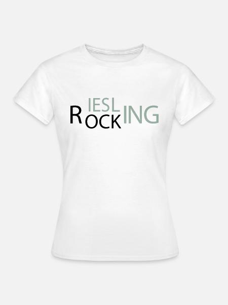Rocking Riesling - Frauen T-Shirt - Weiß
