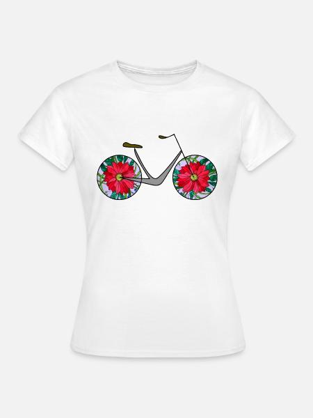 Vélo - T-shirt Femme - blanc