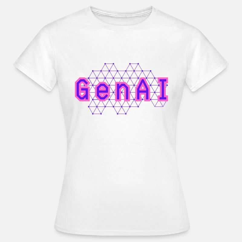 Generative AI Artificial Intelligence Deep Learning - Women's T-Shirt - white