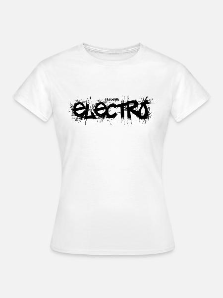 kikkbeatz Electro - Frauen T-Shirt - Weiß