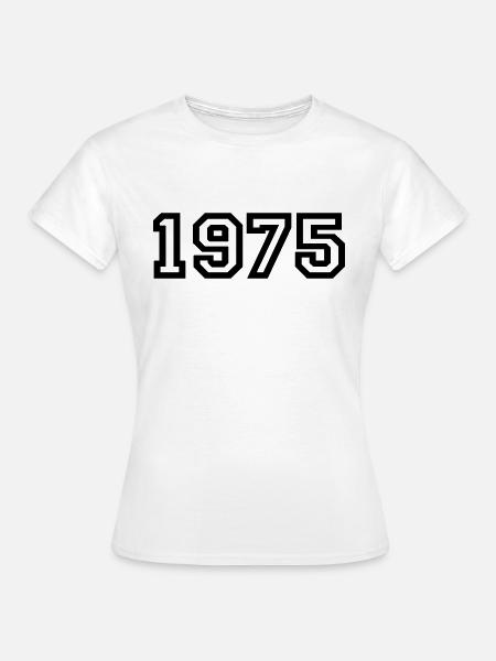 1975 - T-shirt Femme - blanc