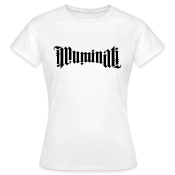 ILLUMINATI - T-shirt Femme - blanc - Devant - AI Model Female 172 dark (172cm)