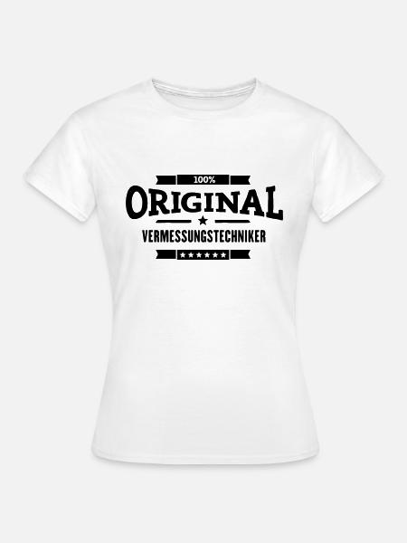 Vermessungstechniker - Frauen T-Shirt - Weiß