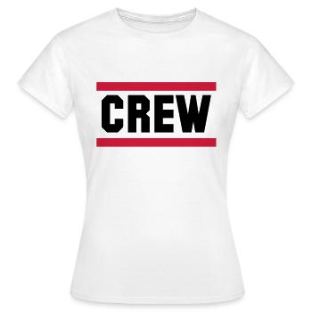 crew - T-shirt Femme - blanc - Devant - AI Model Female 172 dark (172cm)