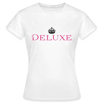 Deluxe Luxus Baby - Frauen T-Shirt - Weiß - Vorne - AI Model Female 172 dark (172cm)