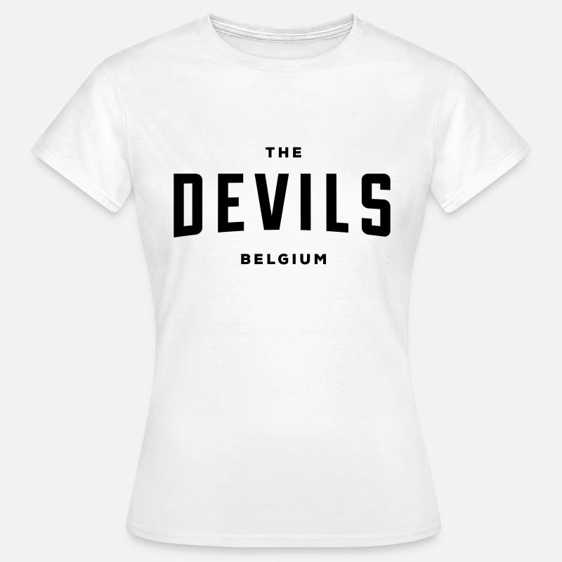the devils belgium Belgium - Women's T-Shirt - white