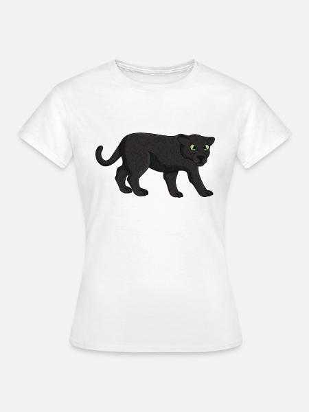 Panther - Frauen T-Shirt - Weiß