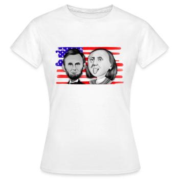 Franklin & Lincoln - Women's T-Shirt - white - Front - AI Model Female 172 dark (172cm)