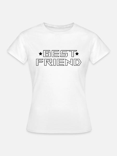 Best Friend Tshirt white - Frauen T-Shirt - Weiß