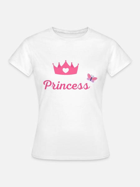 Princess - Frauen T-Shirt - Weiß