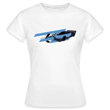 Bugat Sports Car Speed - T-shirt Femme - blanc - Devant - AI Model Female 172 dark (172cm)