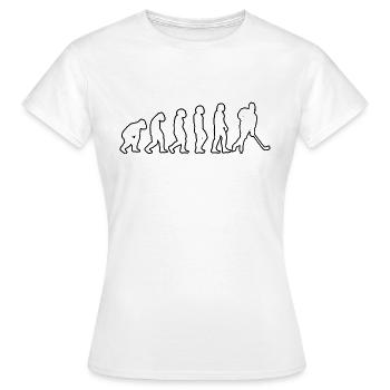 Eishockey Eishockeyteam Wintersport Geschenk - Frauen T-Shirt - Weiß - Vorne - AI Model Female 172 dark (172cm)