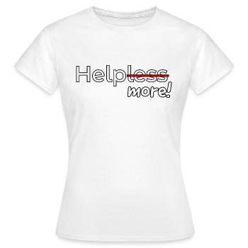 Impuissant - T-shirt Femme - blanc - Devant - AI Model Female 172 dark (172cm)