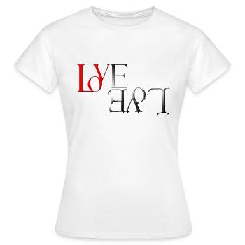 Amour, Amour - T-shirt Femme - blanc - Devant - AI Model Female 172 dark (172cm)