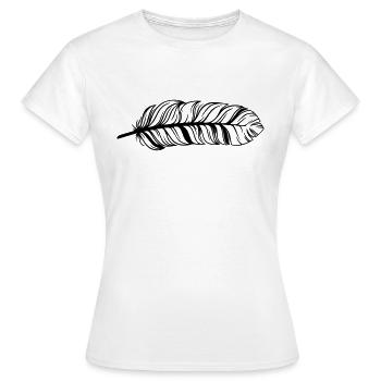 Source - T-shirt Femme - blanc - Devant - AI Model Female 172 dark (172cm)