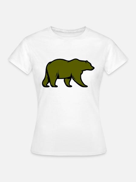 bär - Frauen T-Shirt - Weiß