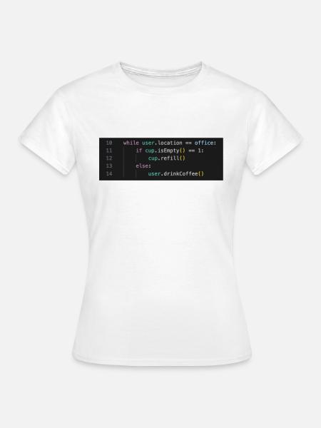 Lustiges Programmierer Büro Meme. - Frauen T-Shirt - Weiß