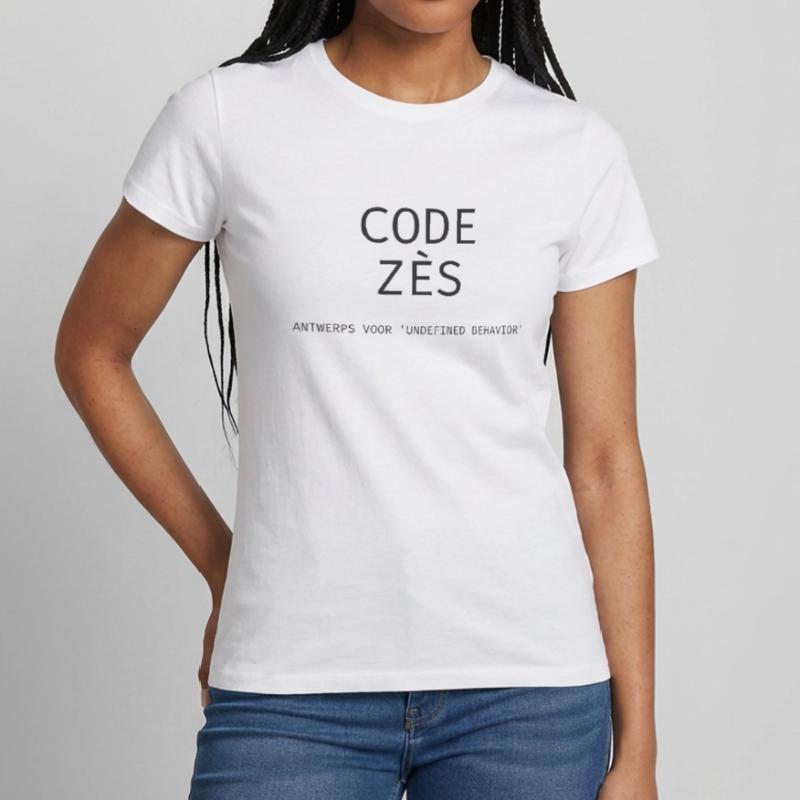 Anvers : « Code Zès ! » – Chemise Tech Dialect T-shirt Femme