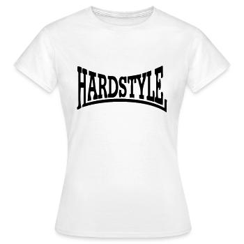 Hardstyle - T-shirt Femme - blanc - Devant - AI Model Female 172 dark (172cm)