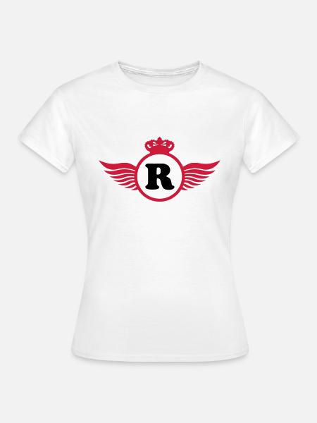 R Design - Frauen T-Shirt - Weiß