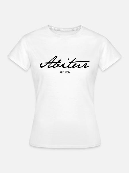Abitur - Est. 2020 - Frauen T-Shirt - Weiß