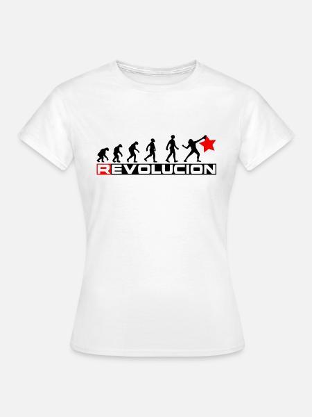 REVOLUTION - Frauen T-Shirt - Weiß