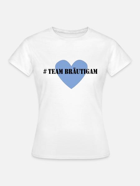 Team Bräutigam - Frauen T-Shirt - Weiß