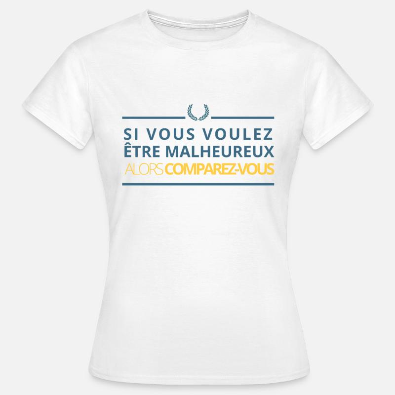 Compare - Women's T-Shirt - white