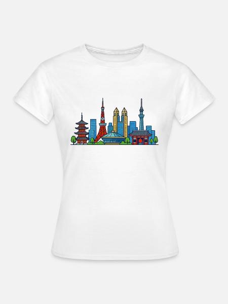 tokio - Frauen T-Shirt - Weiß