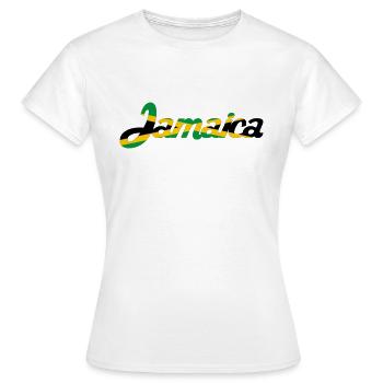 Jamaica - Frauen T-Shirt - Weiß - Vorne - AI Model Female 172 dark (172cm)