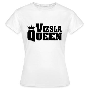 VIZSLA QUEEN Magyar Vizsla - Women's T-Shirt - white - Front - AI Model Female 172 dark (172cm)