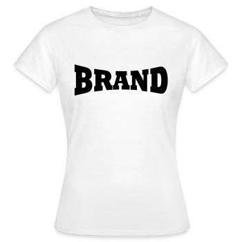 Feu station de ski - T-shirt Femme - blanc - Devant - AI Model Female 172 dark (172cm)