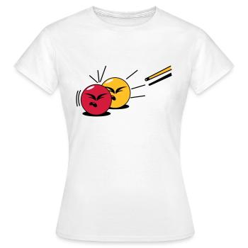 billard - Frauen T-Shirt - Weiß - Vorne - AI Model Female 172 dark (172cm)