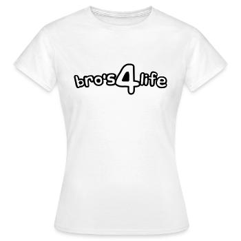 Bros 4 Lice Comic Font - Frauen T-Shirt - Weiß - Vorne - AI Model Female 172 dark (172cm)