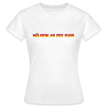 Mülheim an der Ruhr - Frauen T-Shirt - Weiß - Vorne - AI Model Female 172 dark (172cm)