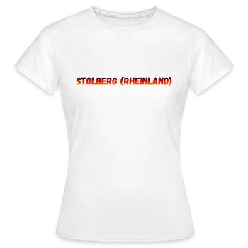 Stolberg Rheinland - Frauen T-Shirt - Weiß - Vorne - AI Model Female 172 dark (172cm)