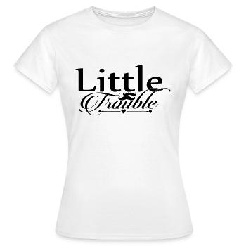 Little Trouble - Women's T-Shirt - white - Front - AI Model Female 172 dark (172cm)