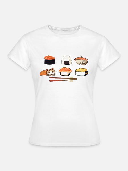 Sushi - Frauen T-Shirt - Weiß
