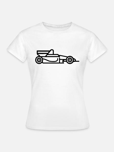 F1-Rennwagen - Frauen T-Shirt - Weiß