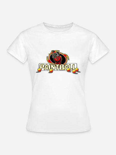 Paintball - Frauen T-Shirt - Weiß