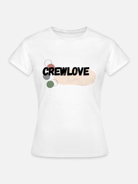 CREWLOVE - Frauen T-Shirt - Weiß