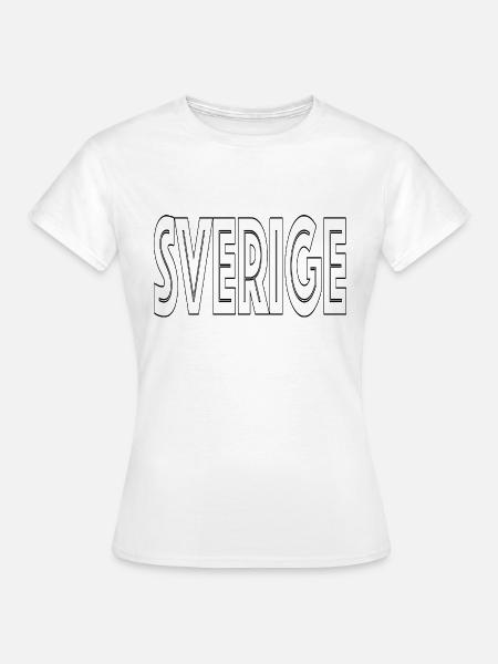 SCHWEDEN - Frauen T-Shirt - Weiß