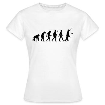 Evolution Diabolo - Frauen T-Shirt - Weiß - Vorne - AI Model Female 172 dark (172cm)