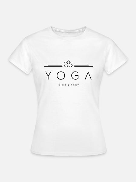 Yoga - Frauen T-Shirt - Weiß