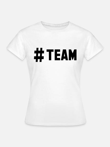 # team - Frauen T-Shirt - Weiß