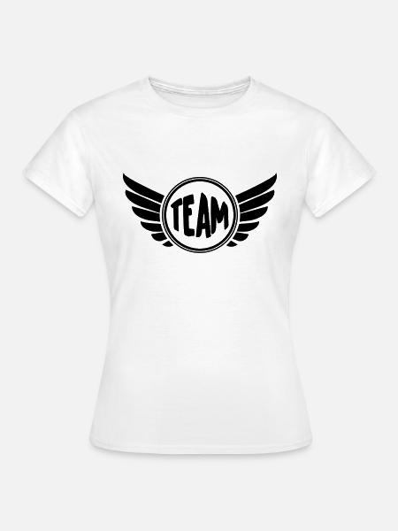team - Frauen T-Shirt - Weiß