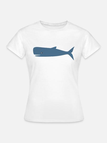 Pottwal - Frauen T-Shirt - Weiß