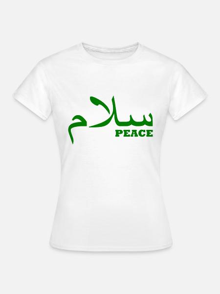 frieden - Frauen T-Shirt - Weiß