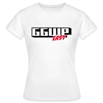 GG WP FACILE - T-shirt Femme - blanc - Devant - AI Model Female 172 dark (172cm)