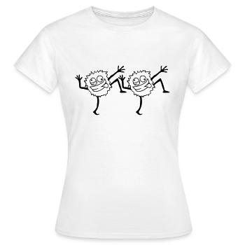 Team tanzende Monster - Frauen T-Shirt - Weiß - Vorne - AI Model Female 172 dark (172cm)